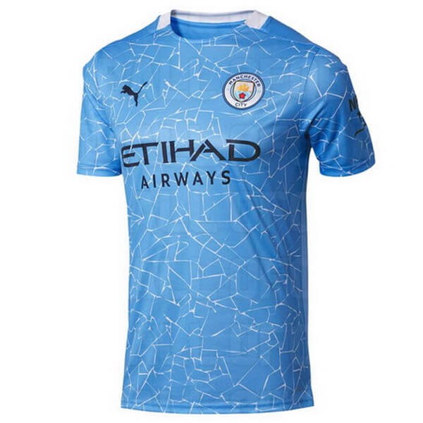 Tailandia Camiseta Manchester City Primera equipación 2020-2021 Azul